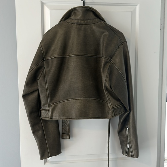 Zara faux leather Biker Jacket - Picture 4 of 4